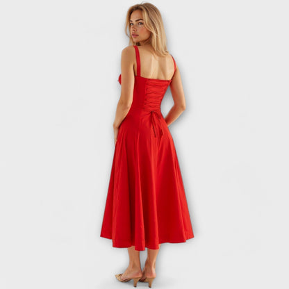 Midi Dress with Pockets - Kiona