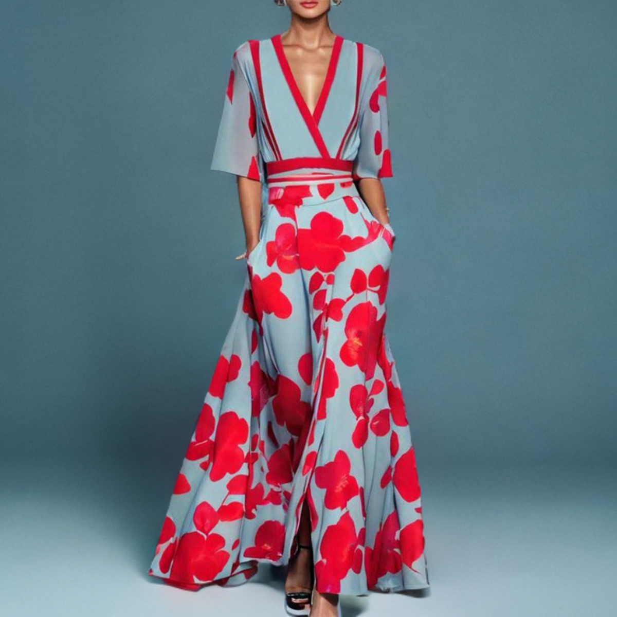 MIRIAM | Elegant Dress with Short Sleeves
