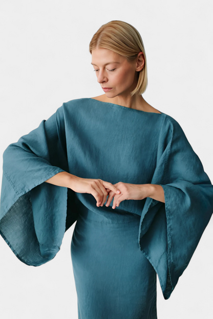 Kimono Dresses in Linen and Cotton