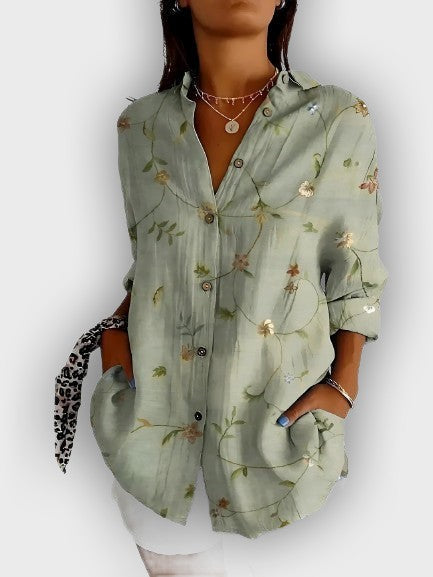 Elegant Floral Shirt Ivy - Comfort and Everyday Style