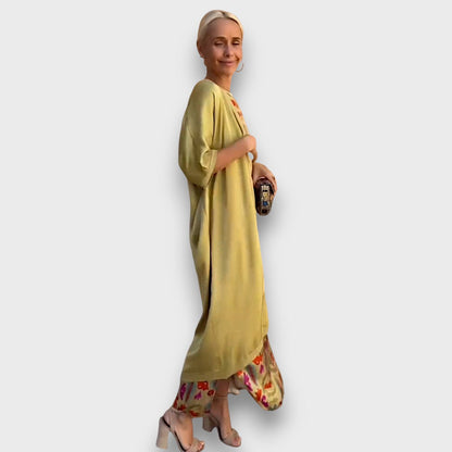 Alberia – Maxi Dress with Cardigan