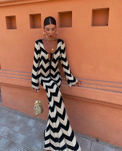 Santorini - Long Dress Made of Threads