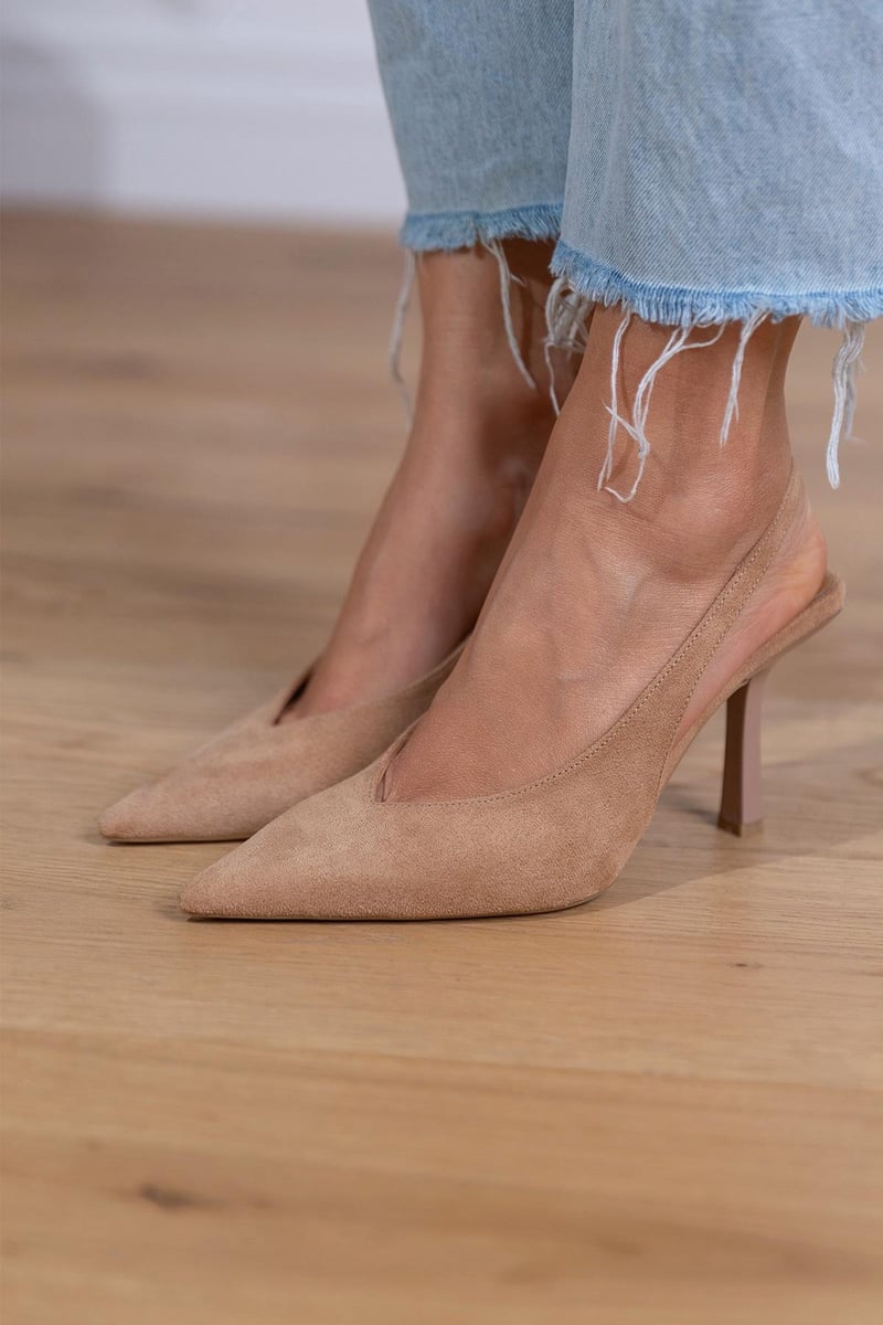 Marlena™ | Nude Heeled Sandals