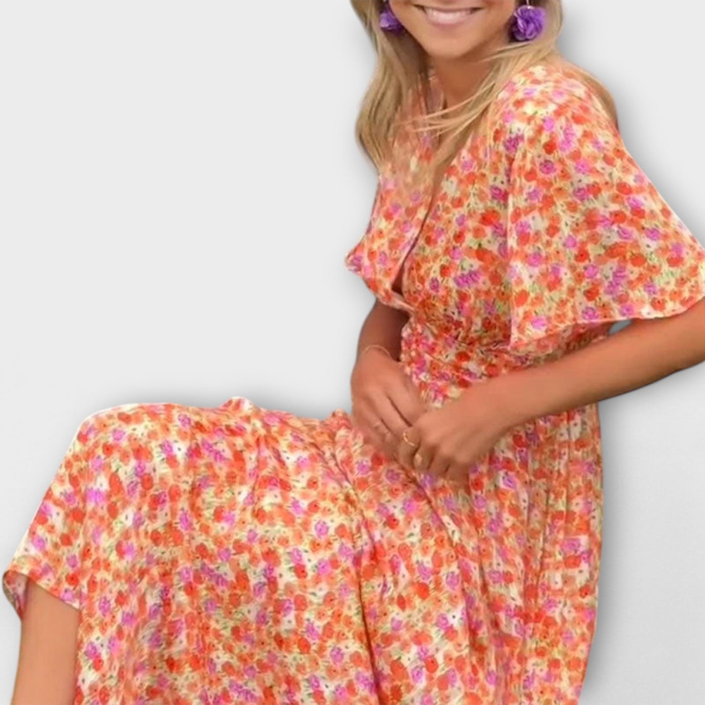 Classic Dresses with V Neckline