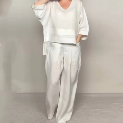 Angelina - Wide Leg Minimalist Set