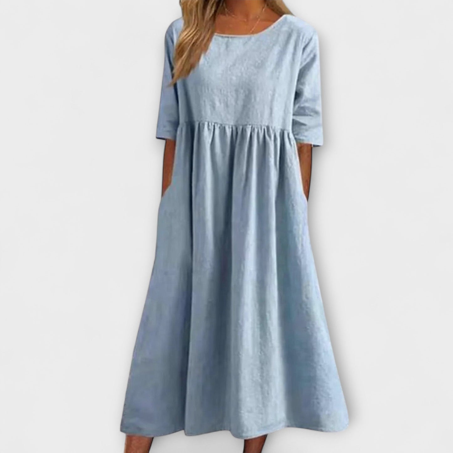 Belly Cover Dress – Elegant Loose Fit