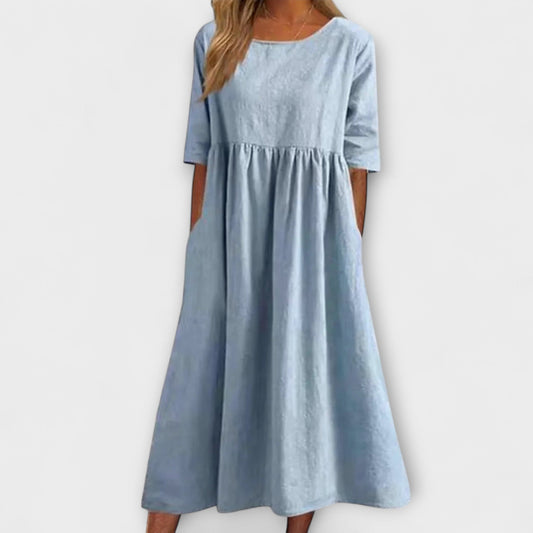Belly Cover Dress – Elegant Loose Fit