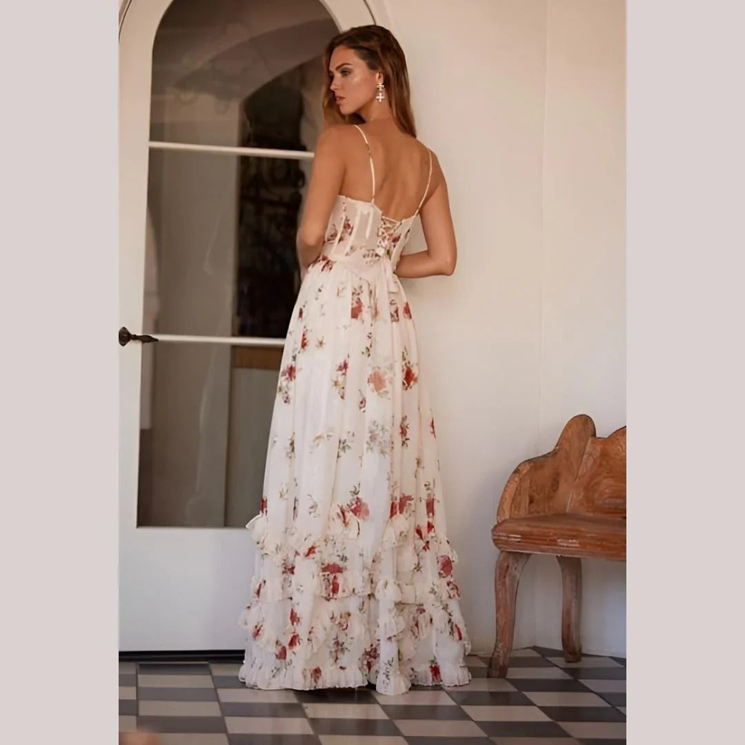 Sonia | Midi Dress with Floral Print